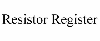 resistor register