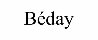 bÉday