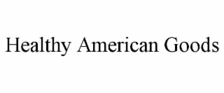 healthy american goods