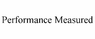 performance measured