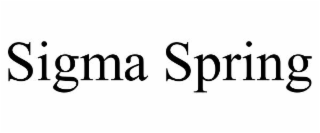 sigma spring