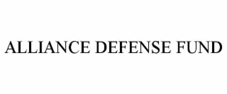 alliance defense fund