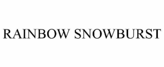 rainbow snowburst