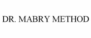 dr. mabry method
