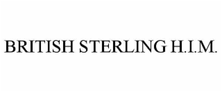 british sterling h.i.m.