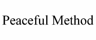 peaceful method