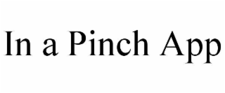 in a pinch app