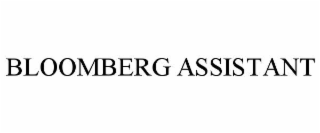 bloomberg assistant