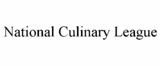 national culinary league