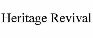 heritage revival