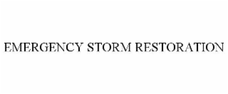 emergency storm restoration
