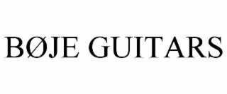 bØje guitars