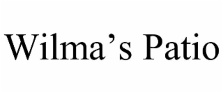 wilma’s patio