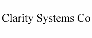 clarity systems co