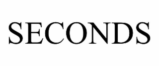 seconds