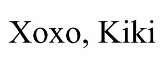 xoxo, kiki