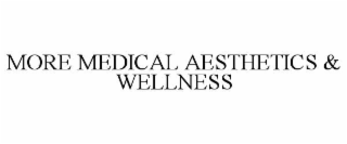 more medical aesthetics & wellness