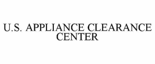 u.s. appliance clearance center