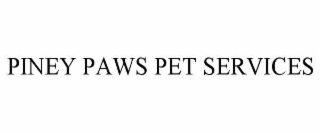 piney paws pet services