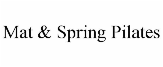 mat & spring pilates