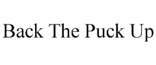 back the puck up