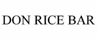 don rice bar