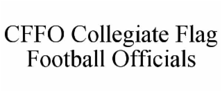 cffo collegiate flag football officials
