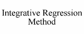 integrative regression method