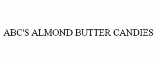 abc's almond butter candies