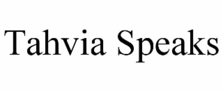 tahvia speaks