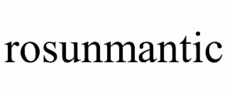 rosunmantic