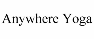 anywhere yoga