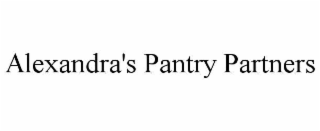 alexandra's pantry partners