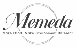 memeda make effort, make environment different