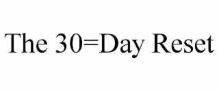 the 30=day reset