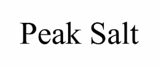 peak salt