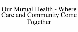 our mutual health - where care and community come together