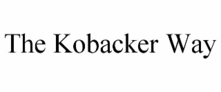 the kobacker way