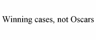 winning cases, not oscars