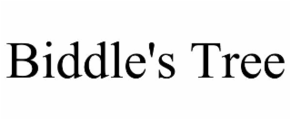 biddle's tree