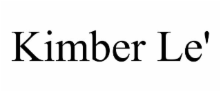 kimber le'
