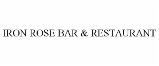 iron rose bar & restaurant