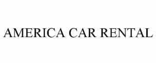 america car rental