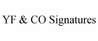 yf & co signatures