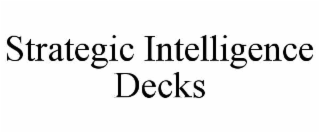 strategic intelligence decks