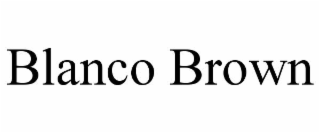 blanco brown