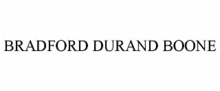 bradford durand boone