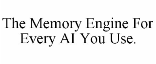 the memory engine for every ai you use.