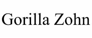 gorilla zohn