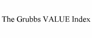 the grubbs value index